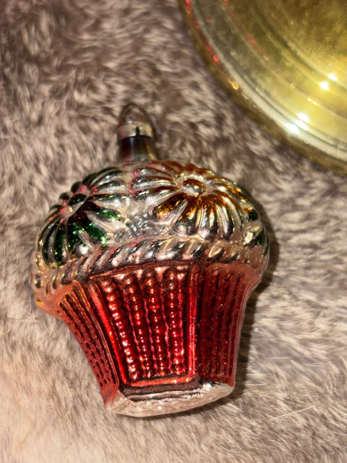 Antieke kerstbal., Ophalen of Verzenden, Gebruikt