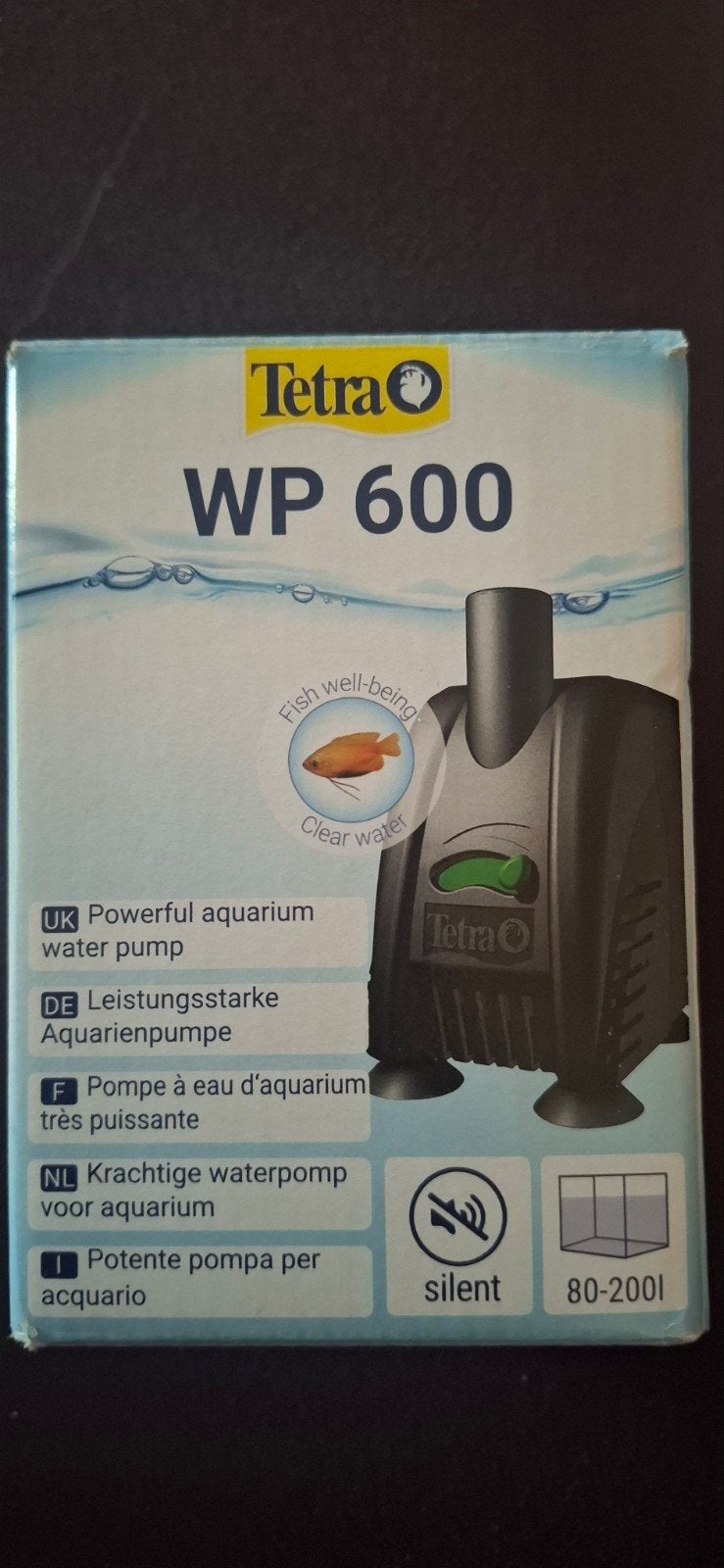 krachtige waterpomp wp 600 tetra, Ophalen of Verzenden, Nieuw