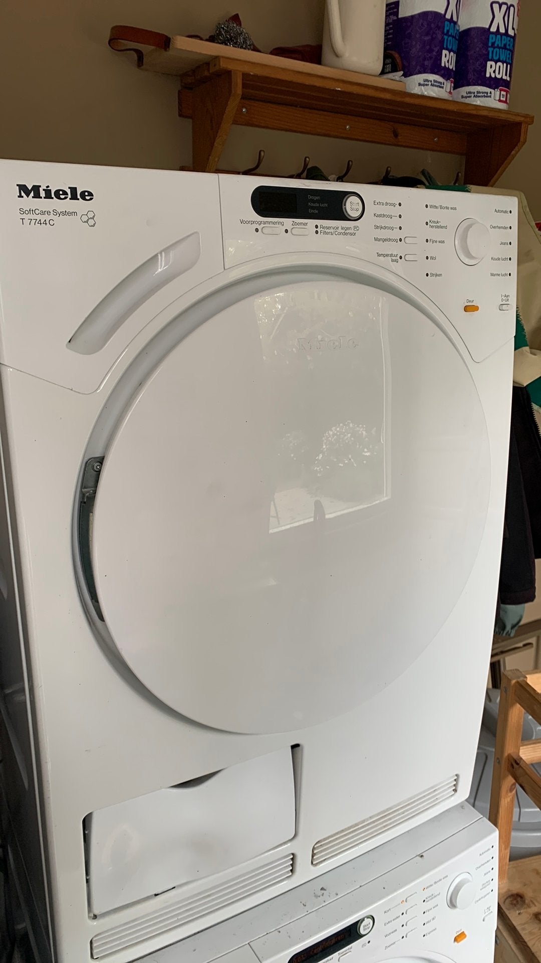 Miele T7744C droger onderdelen, Witgoed en Apparatuur, 6 tot 8 kg, Gebruikt, Ophalen of Verzenden, Voorlader