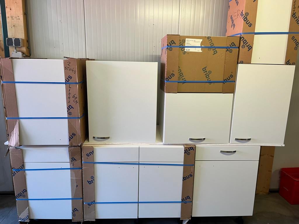 Diversen keukenkastjes, Huis en Inrichting, Keuken | Keukenelementen, Ophalen, Wit, 50 tot 100 cm, Zo goed als nieuw