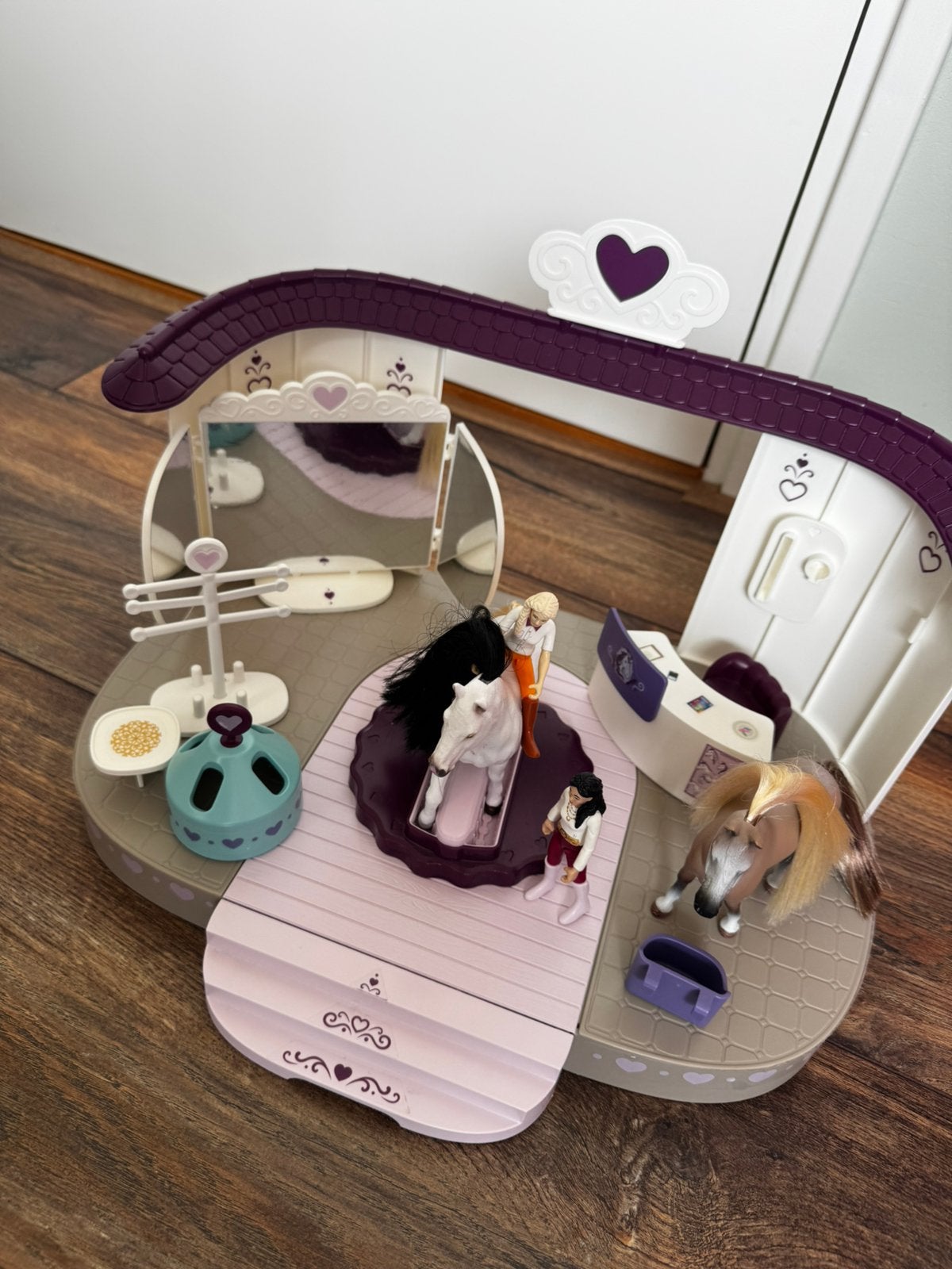 Schleich paardensalon, Verzamelen, Speelgoed, Ophalen, Gebruikt