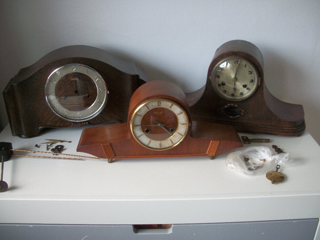 Duitse Pendule Tafelklok van Kienzle - 40 x 18 cm, Ophalen of Verzenden
