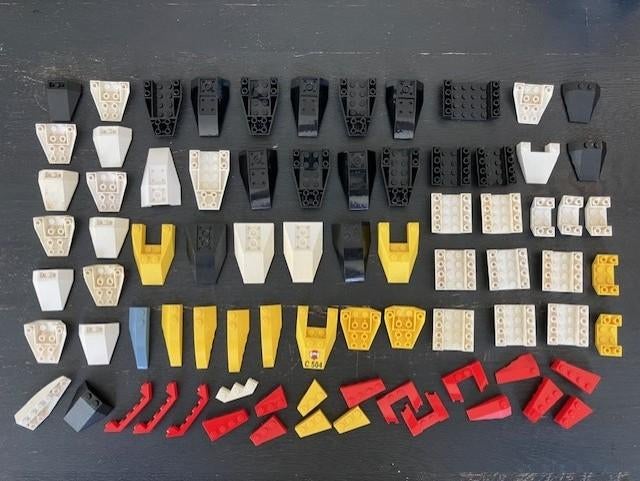 Lot LEGO 80 stuks slopes en wedges voor voertuigen, Ophalen of Verzenden, Gebruikt, Losse stenen, Lego