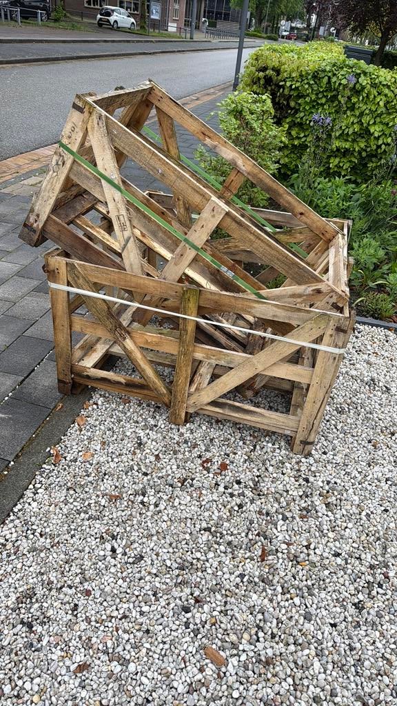 Houtenkratten, Tuin en Terras, Haardhout, Minder dan 3 m³, Ophalen