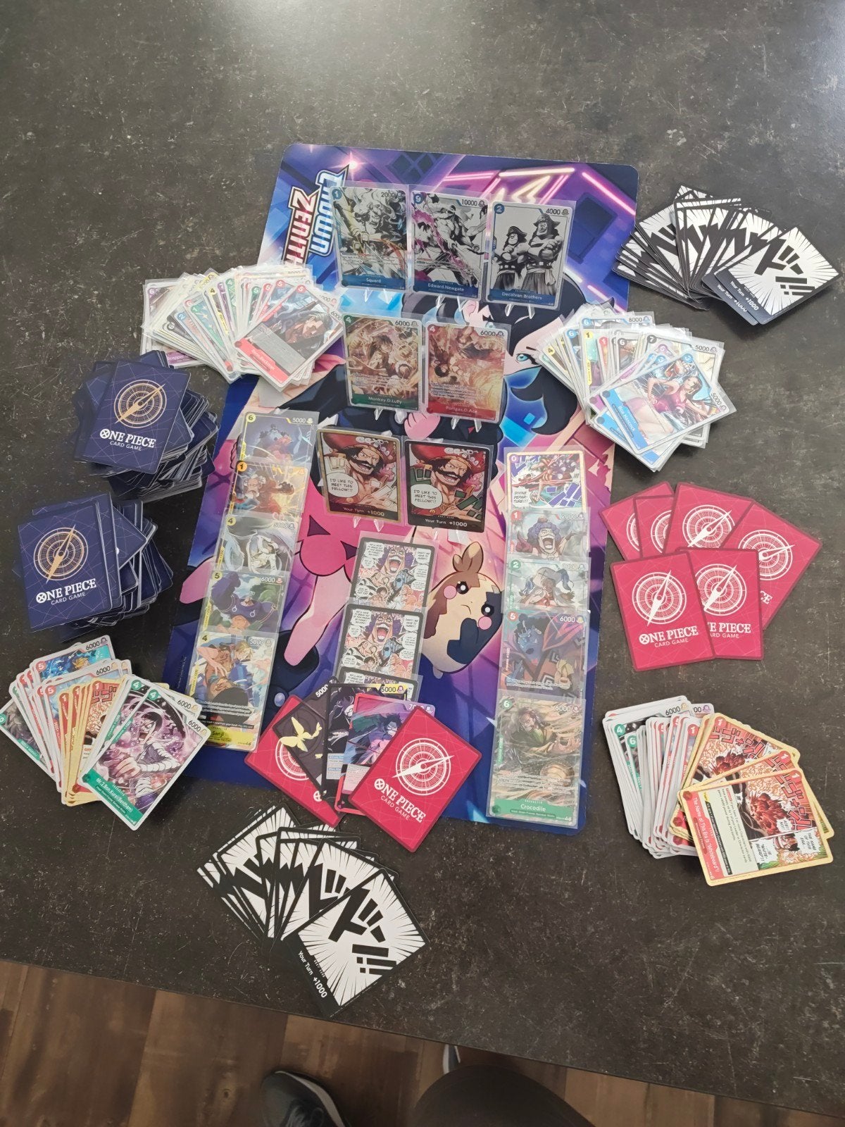 🇬🇧Grote One Piece Card Game Collectie - Veel Kaarten, Ophalen of Verzenden, Zo goed als nieuw, Meerdere kaarten, Foil