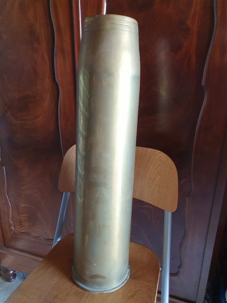 Marine granaathuls / huls van Speijk klasse fregat ('65), Ophalen of Verzenden, Marine, Nederland, Hulzen of Bodemvondsten