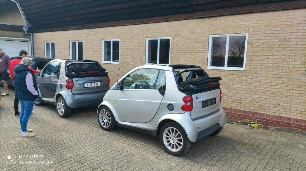 Smart Cabrio 2003 Achter as met motor 0.7 turbo, Ophalen of Verzenden, Smart