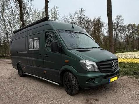 Mercedes-Benz Sprinter Buscamper - Excl. btw!, Automaat, Chemisch toilet, Tot en met 2, Diesel