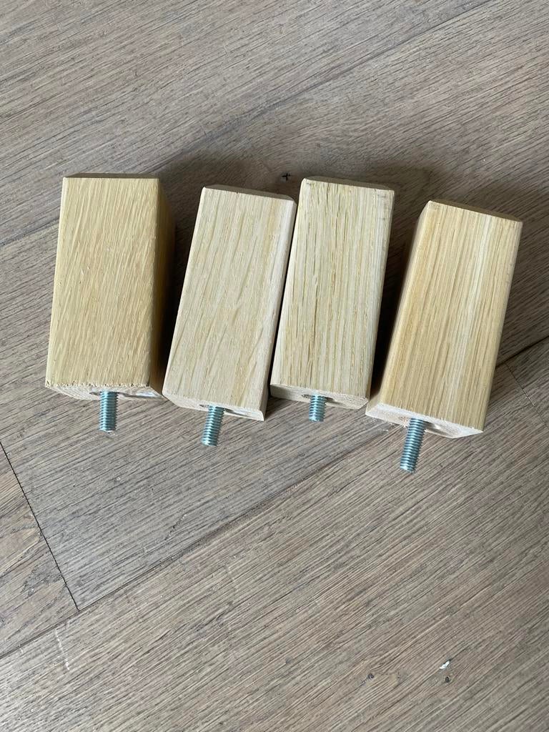 IKEA Stubbarp poten eiken voor Besta (4 stuks), Ophalen of Verzenden, Zo goed als nieuw
