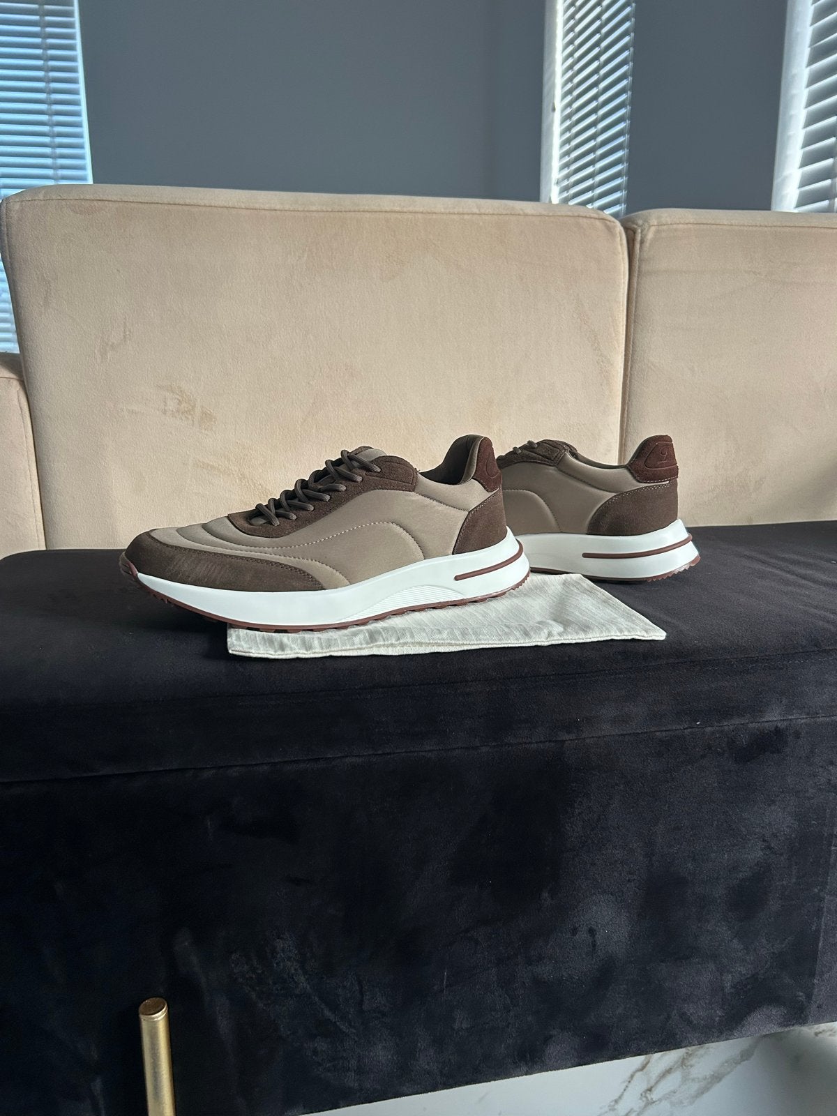 Loro Piana Weekend Walk Sneakers - Maat 43 - Nieuw, Ophalen of Verzenden, Nieuw, Bruin, Sneakers of Gympen