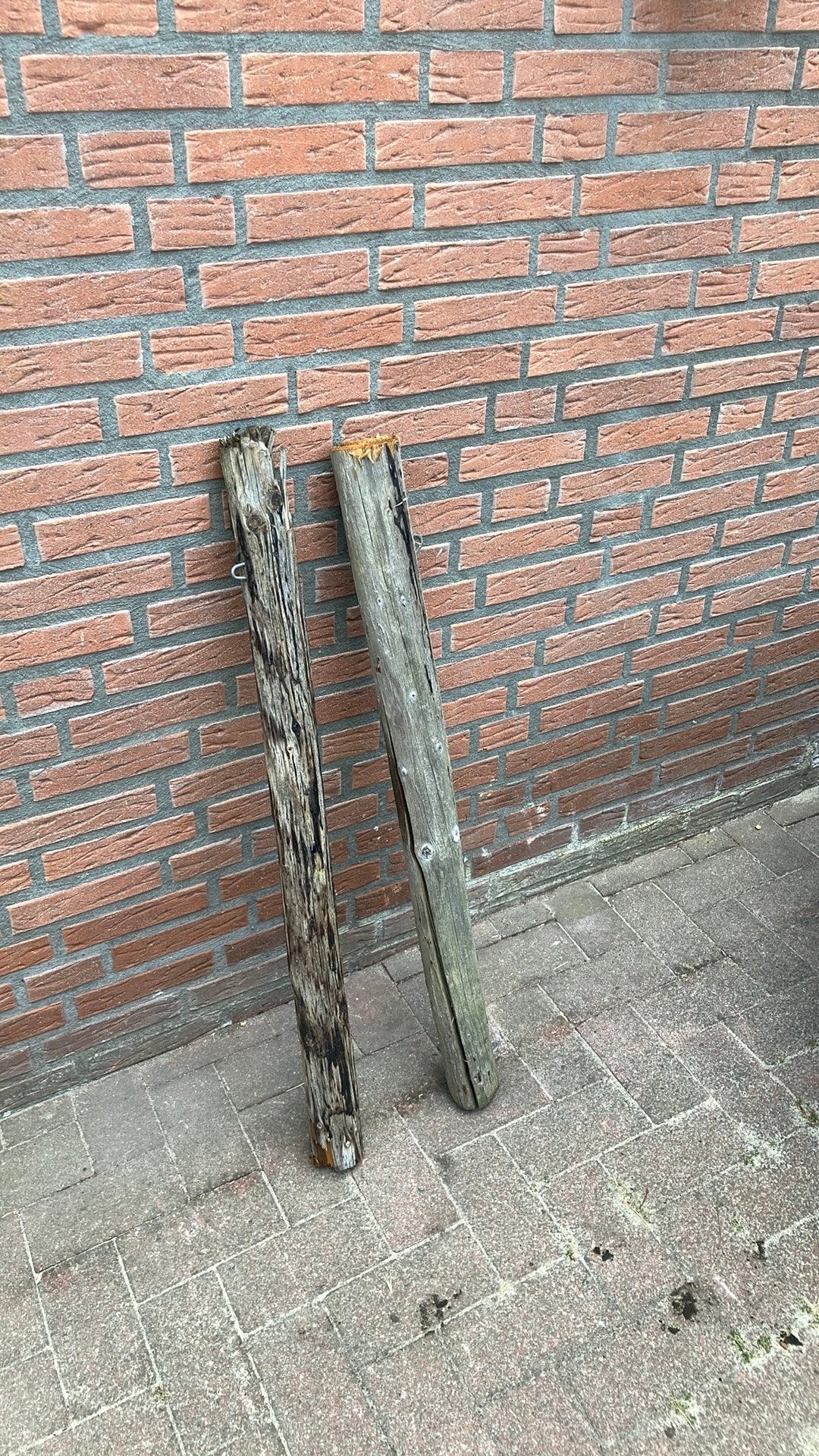 Gratis weipalen weidepalen piketpalen, Tuin en Terras, Ophalen, Zo goed als nieuw, Minder dan 180 cm, Palen