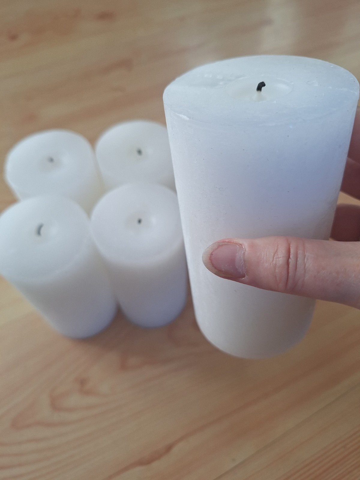 Hema stompkaarsen - 13 cm hoog, 54 branduren, Ophalen, Was, Zo goed als nieuw, HEMA
