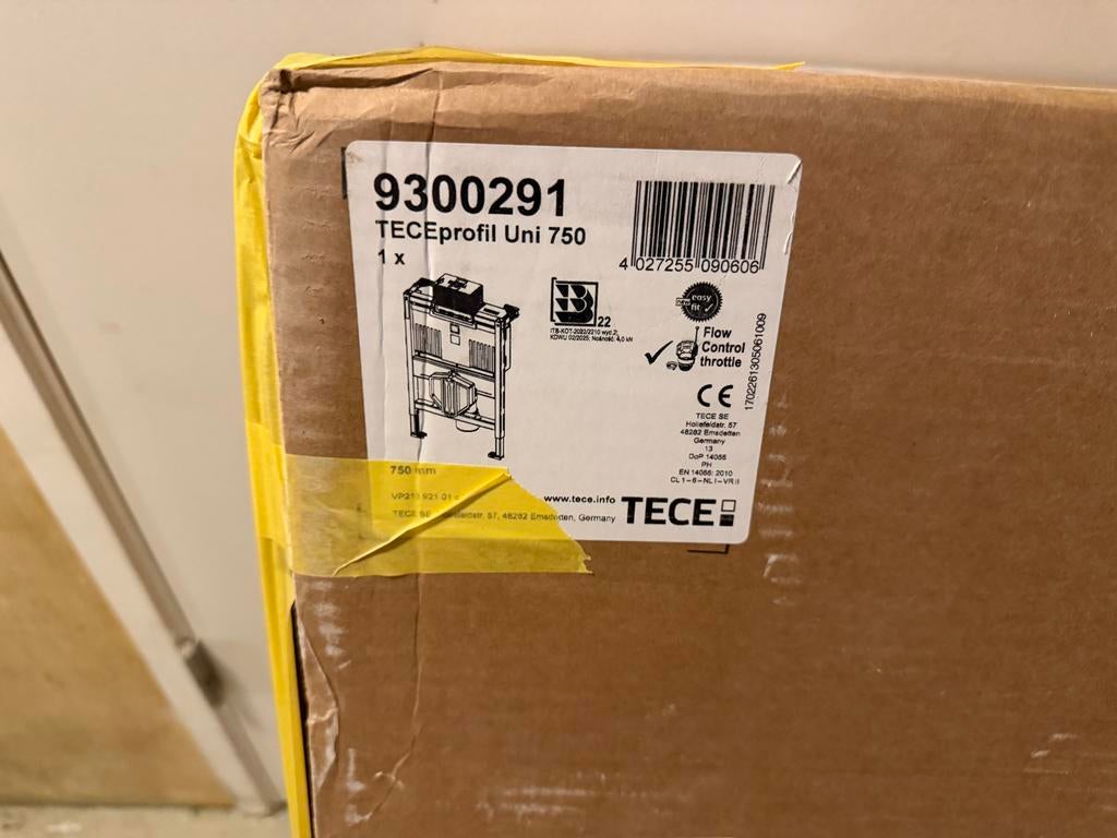 TECE inbouwreservoir speciaal laag model voor knieschot, Doe-het-zelf en Verbouw, Sanitair, Ophalen of Verzenden, Nieuw, Toilet