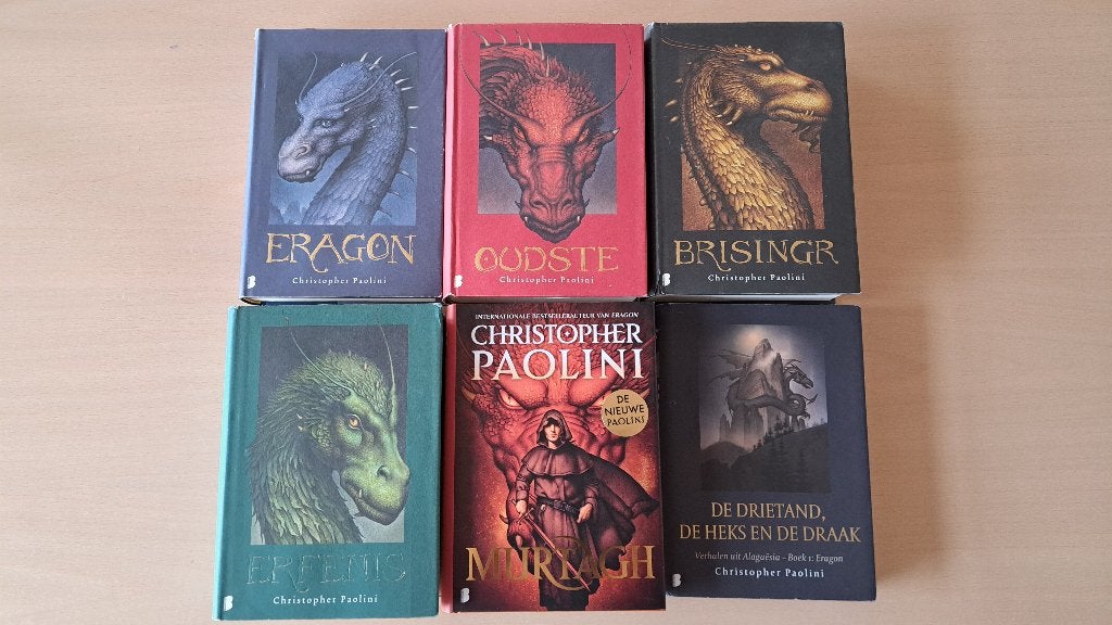 Christoph Paolini : Eragon 6-delen, Boeken, Fantasy, Ophalen of Verzenden, Gelezen, Christopher Paolini