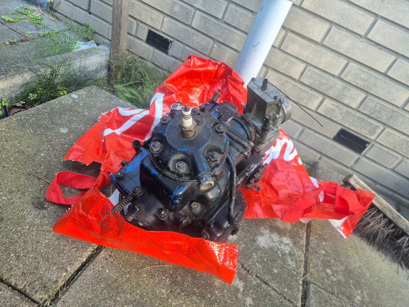 Gebruikte motorblok met carburateur, Ophalen of Verzenden, Gebruikt, Overige automerken