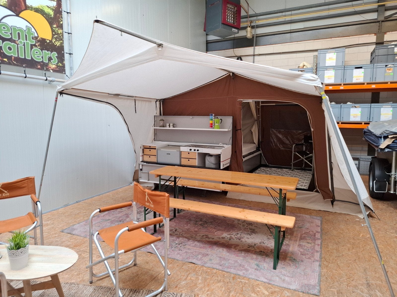 Combi Camp Valley Comfort 2011, Caravans en Kamperen, Vouwwagens, Ophalen, Combi-Camp, Tot en met 2, Aanwezig