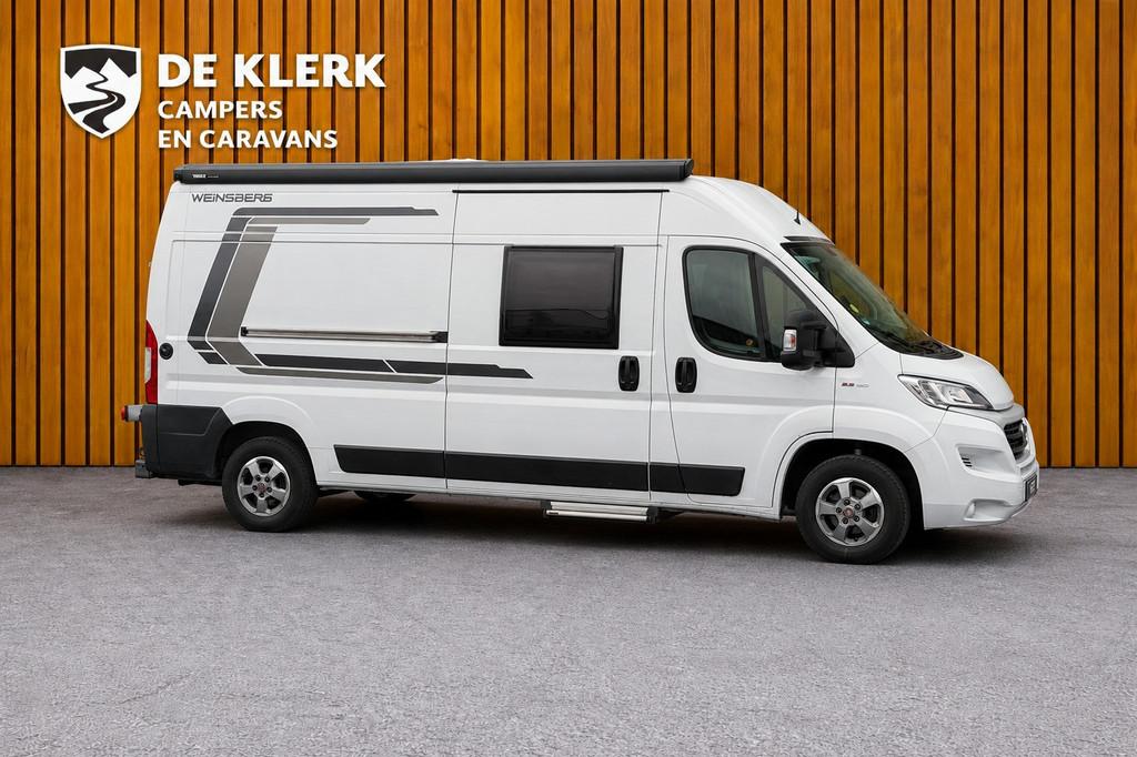 Weinsberg CARATOUR 600 ME (bj 2019), Caravans en Kamperen, Campers, Ringverwarming, Dakluik, Tot en met 2, Bedrijf