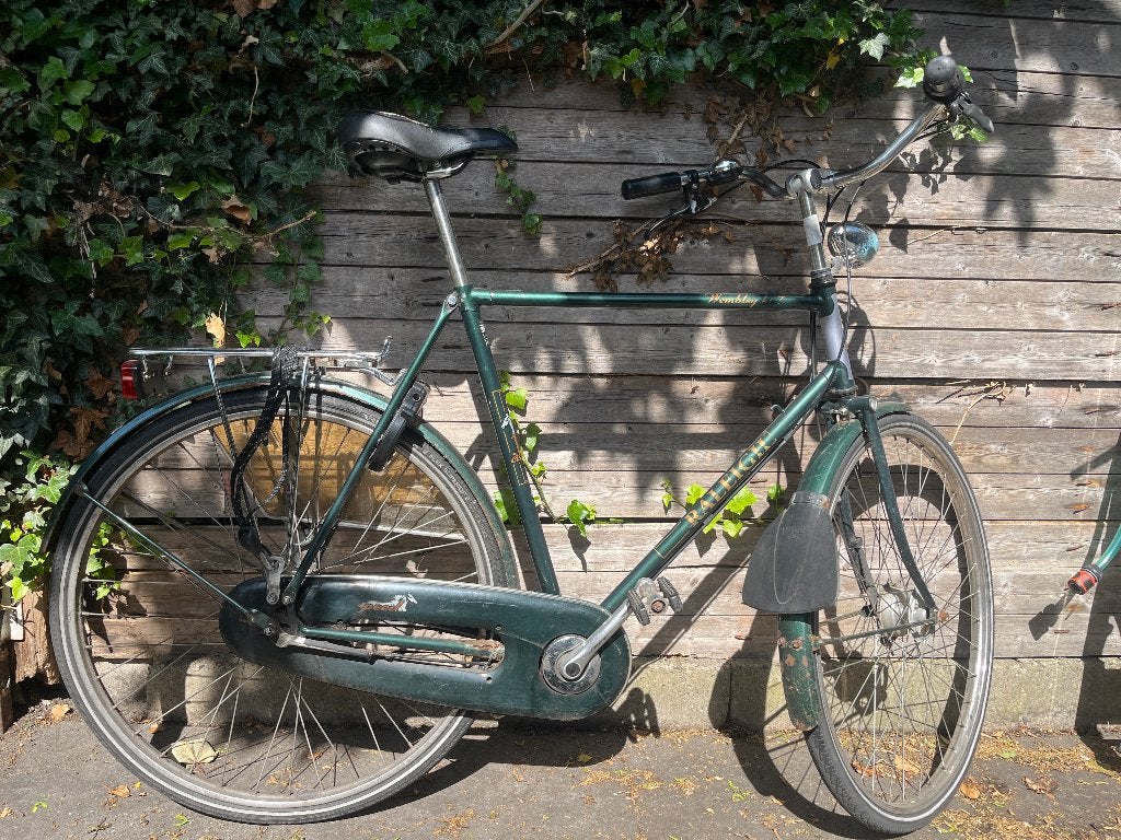 Heren fiets - vintage - Raleigh, Gebruikt, Versnellingen, 61 tot 65 cm, Trommelrem