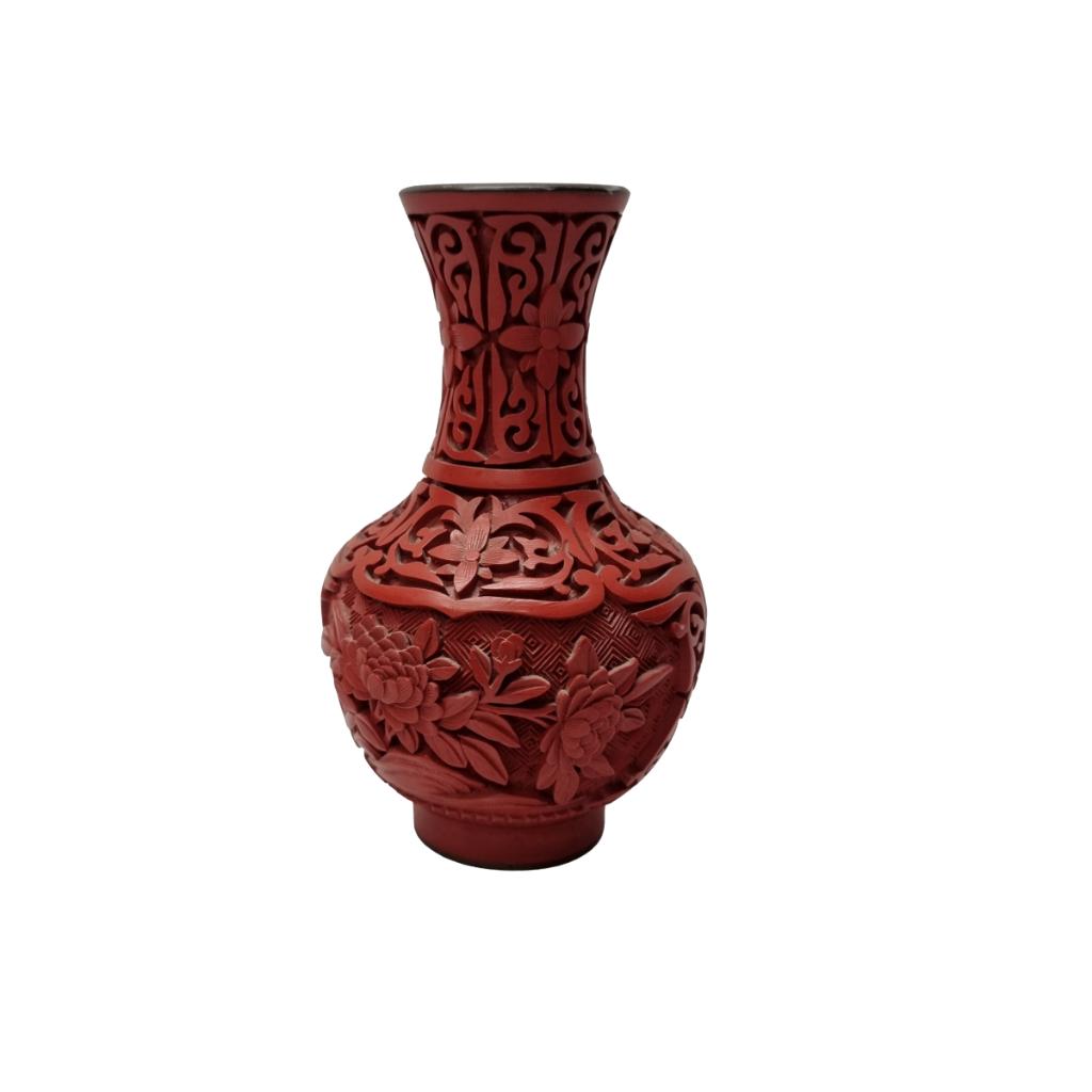 Chinees lakwerk vaas, Ophalen of Verzenden