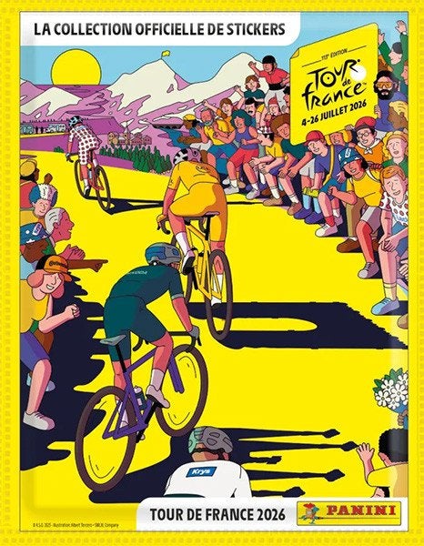 Stickers Panini Tour de France 2026 0,20 Eurocent, Verzenden, Nieuw, Meerdere stickers