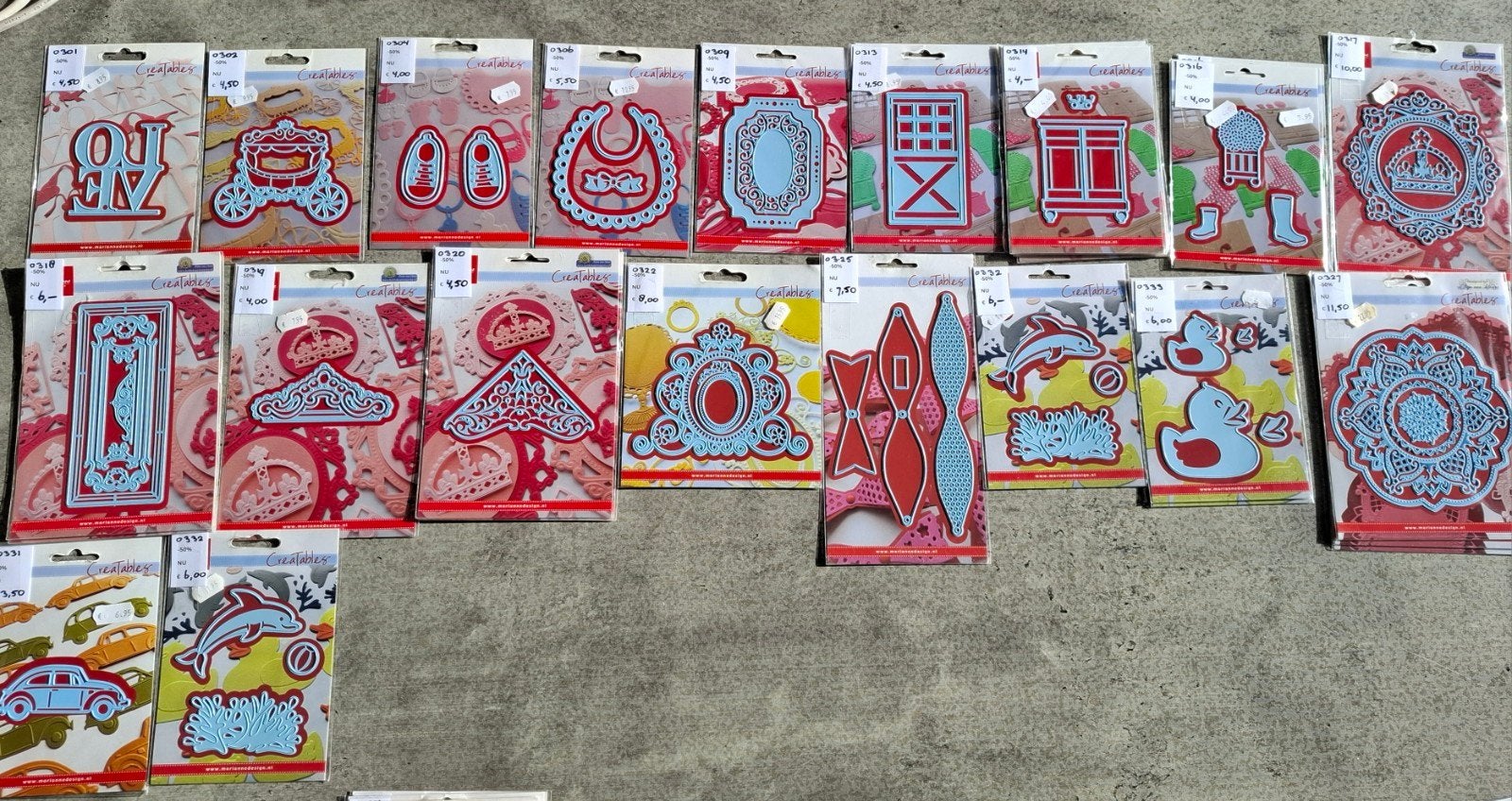 MARIANNE mallen CREATABLE 300/1 SERIE. NIEUW. NU HALVE PRIJS, Ophalen of Verzenden, Nieuw, Overige thema's, Pons of Mal