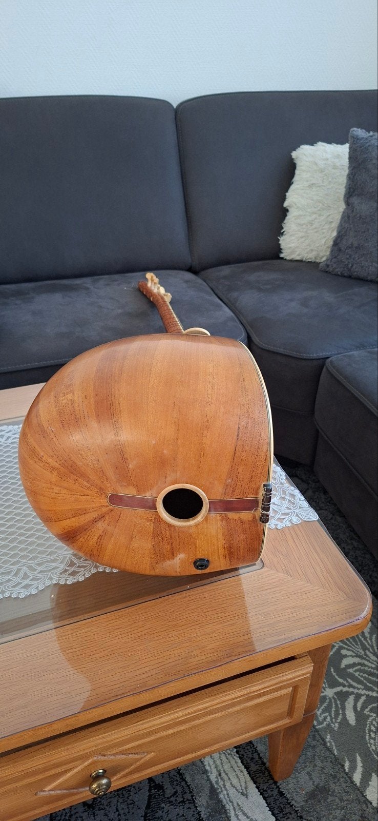 Uzun Sap Bağlama / Lange Hals Saz met tas en standaard, Ophalen of Verzenden, Gebruikt, Overige typen