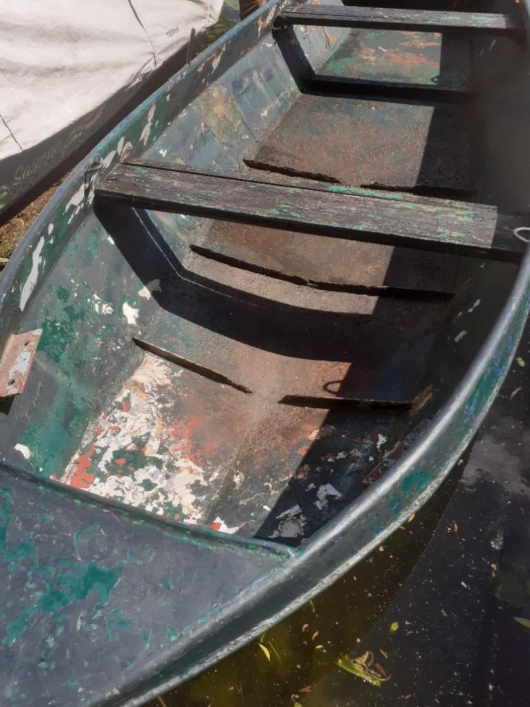 Nostalgische Roeiboot Vissersboot Vlet, Antiek en Kunst, Ophalen