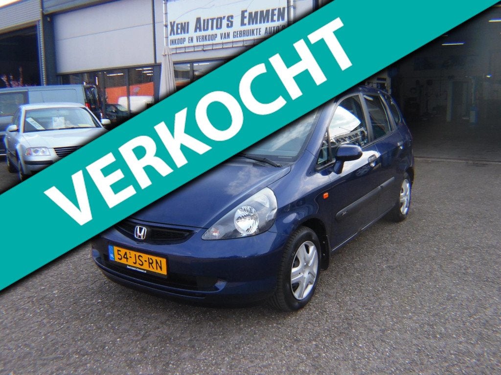 Honda Jazz 1.4 LS|VERKOCHT!|Airco|5 Deurs|EXPORT|Trekhaak|La, Auto's, Honda, Voorwielaandrijving, 83 pk, 450 kg, 4 cilinders