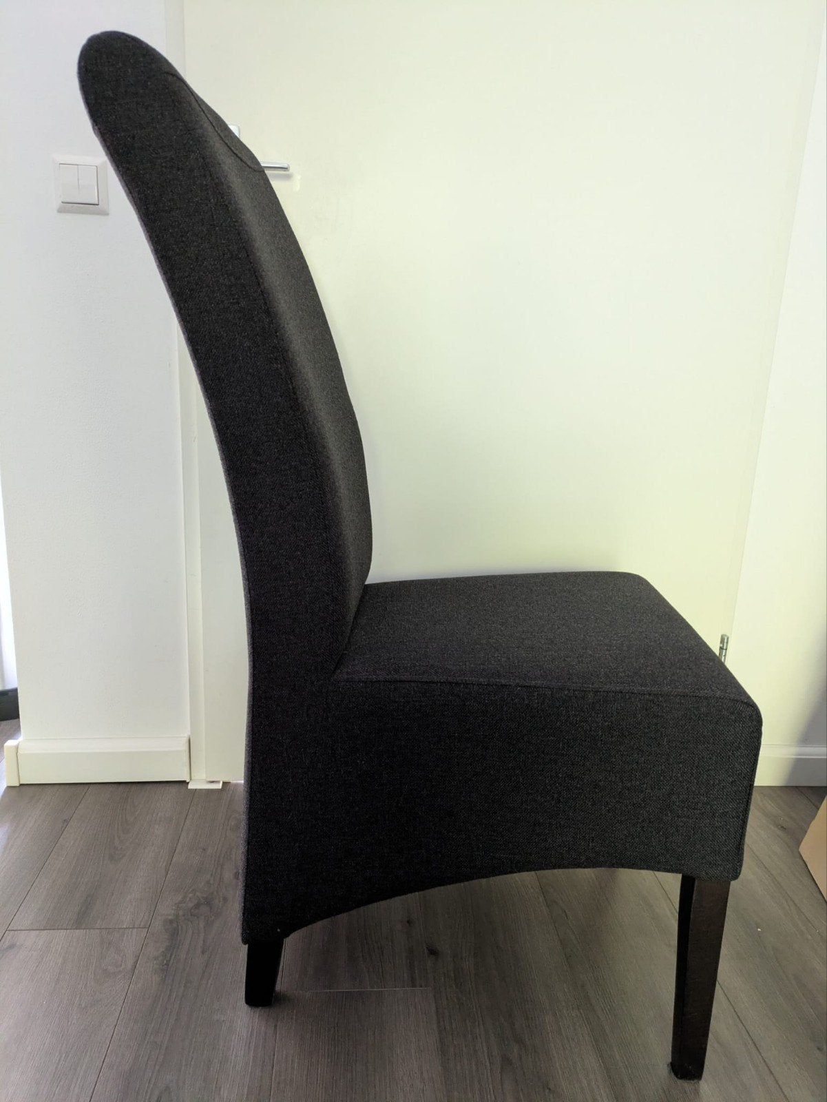 Eetkamerstoelen (4 stuks), Huis en Inrichting, Ophalen, Zwart, Zo goed als nieuw, Vier