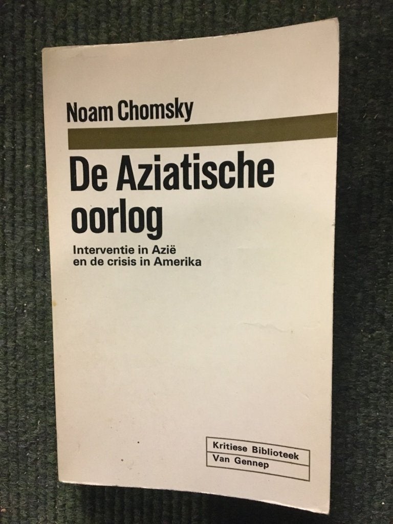 De Aziatische oorlog ; door Noam Chomsky #Vietnam #Cambodja, Noam Chomsky, Ophalen of Verzenden, Azië, 20e eeuw of later