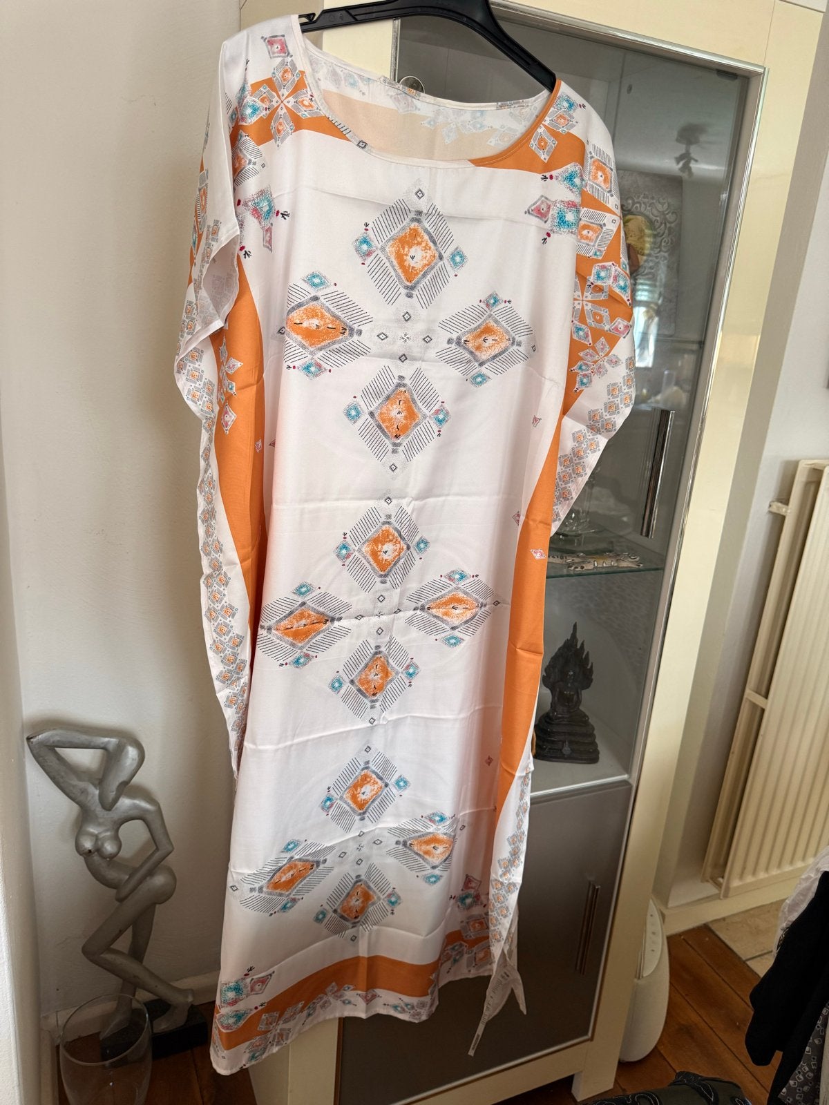 Nieuwe Chic Me Kaftan - Maat 52/54, Kleding | Dames, Grote Maten, Ophalen of Verzenden, Nieuw, Wit, Jurk