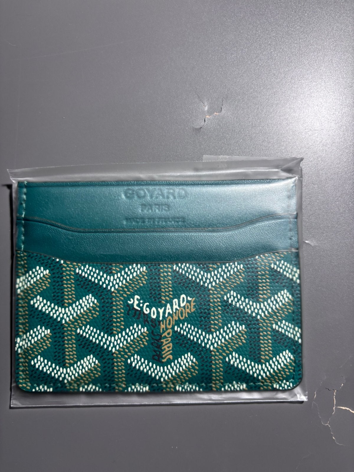 Groene goyard paris portemonnee, Verzenden, Nieuw, Groen, Leer