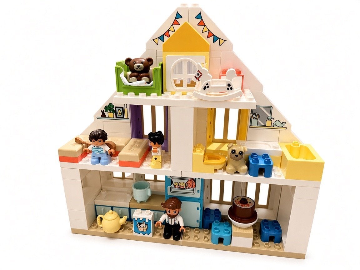 LEGO Duplo 10929 Modulair Speelhuis - Compleet, Kinderen en Baby's, Overige thema's, Ophalen of Verzenden, Zo goed als nieuw, Compleet