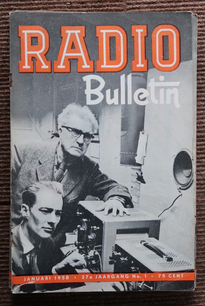 Jaargangen Radio Bulletin 1957, 1958,  1968 t/m 1974, Elektrotechniek, De Muiderkring (diverse auteurs), Ophalen, Gelezen