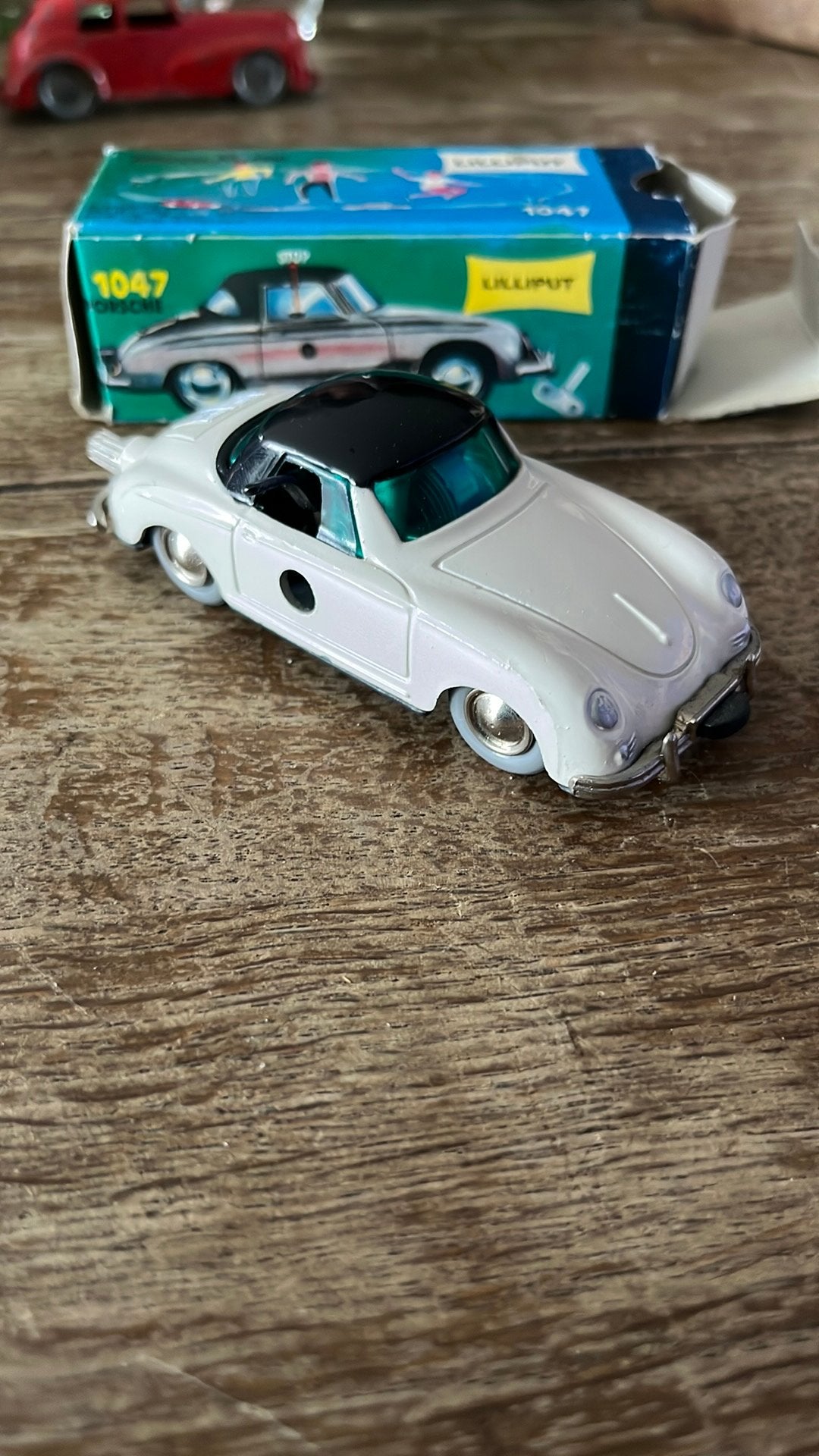 Zeldzame Vintage Schuco Micro Racer 1047 Porsche in OVP, Ophalen of Verzenden
