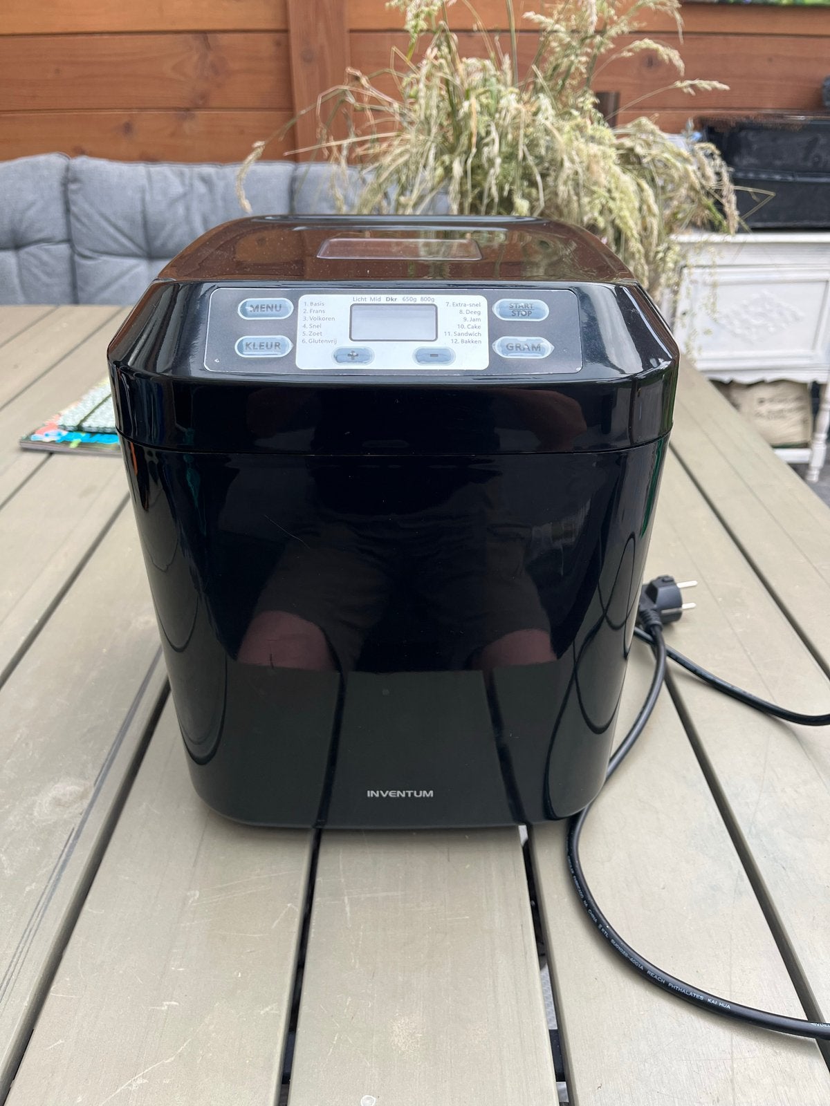 Inventum Broodbakmachine BM55 - Zelf brood bakken, Gebruikt, 800 tot 1200 gram deeg, Kijkvenster, Ophalen