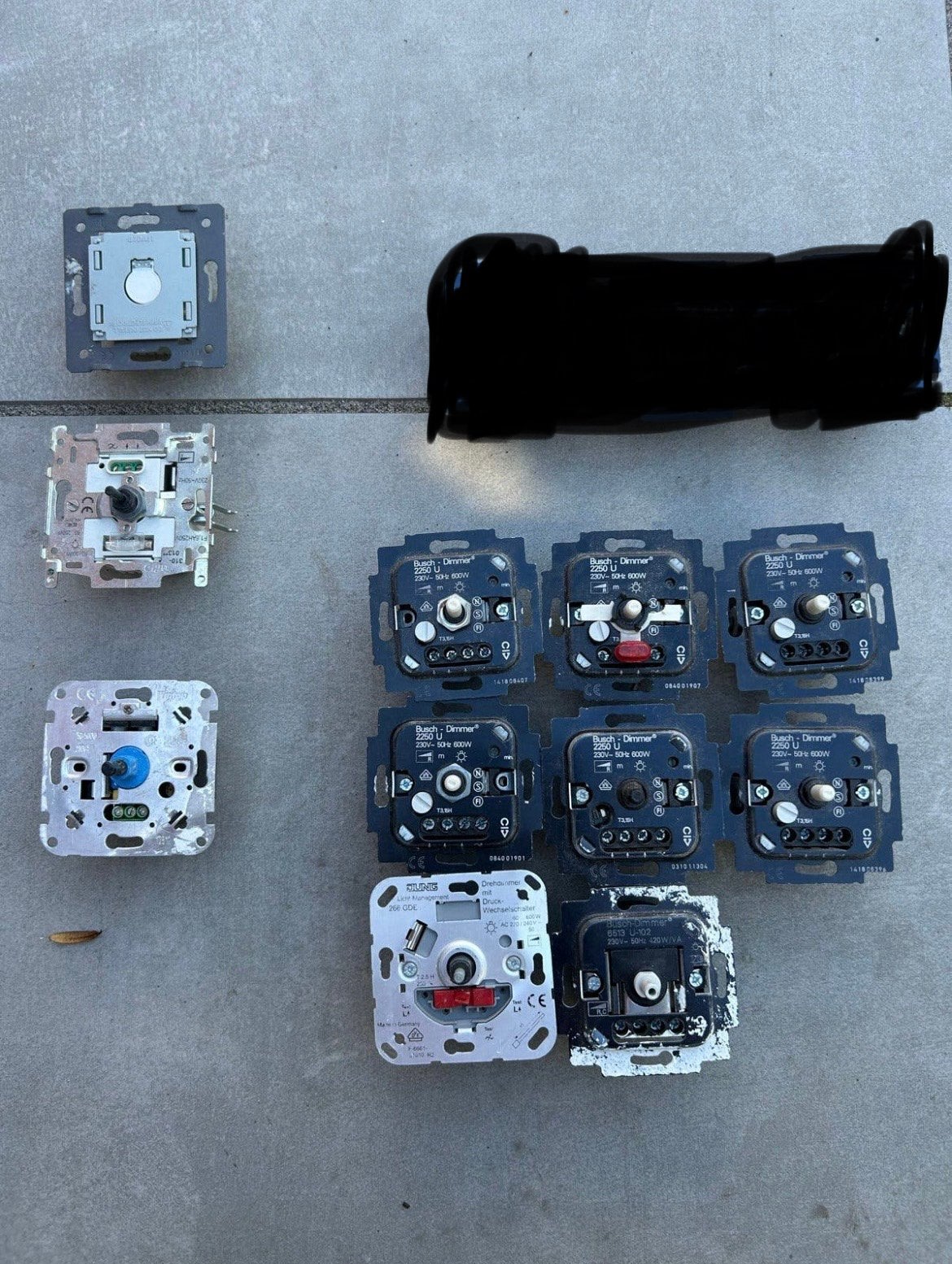11 dimmers busch jaeger, Ophalen of Verzenden, Gebruikt, Busch-Jaeger, Dimmer
