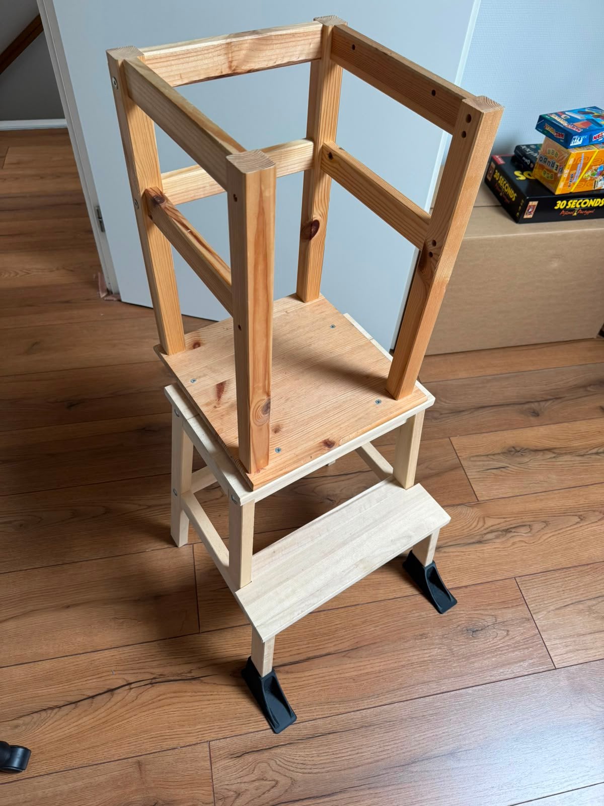 Keukenhulp/leertoren voor peuter-kleuter, Ophalen, Zo goed als nieuw, Overige typen