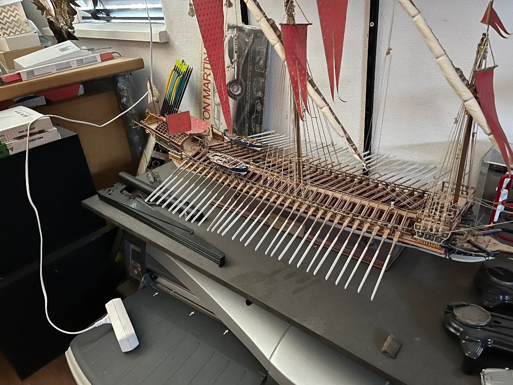 modelschip Trireem. diverse modelschepen. SS Rotterdam, Ophalen