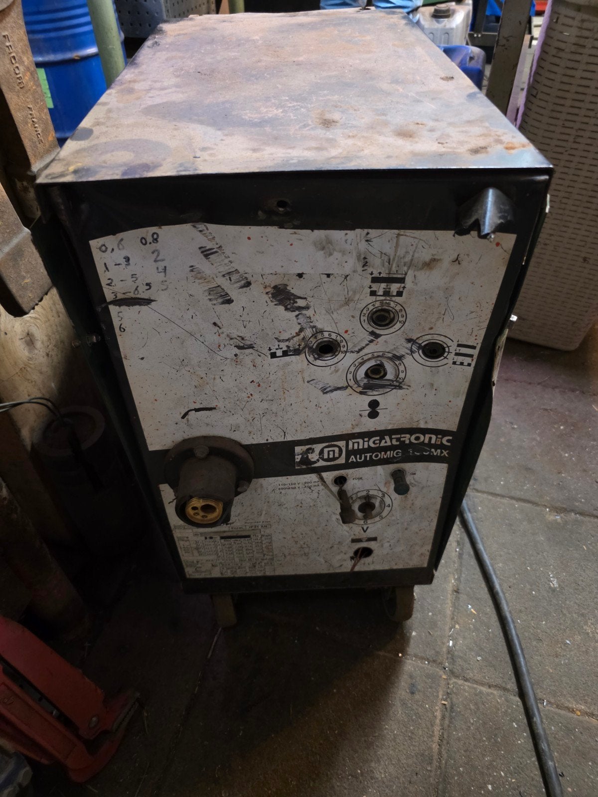 Migatronic Automig 180 MX MIG MAG lasapparaat onderdelen, Ophalen, Gebruikt, 150 tot 250 ampère, Co2