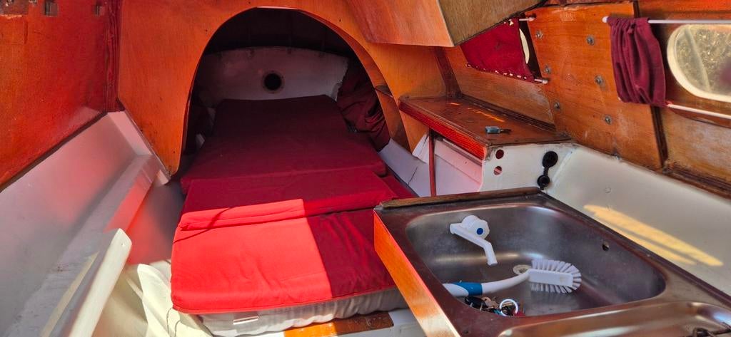 Catamaran met motor, Watersport en Boten, Ophalen of Verzenden, Gebruikt, Minder dan 15 m²