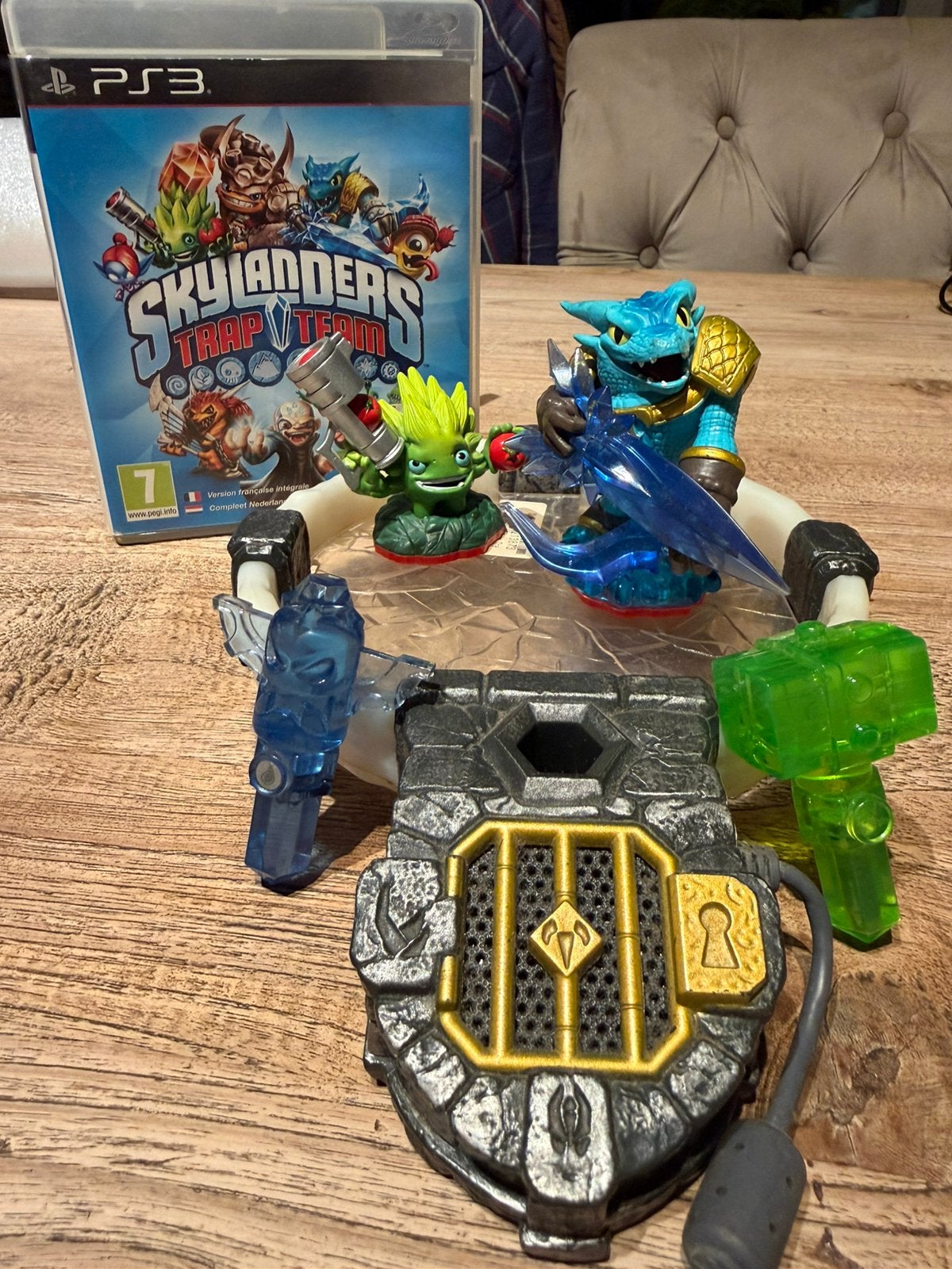 Skylanders Trap Team Starterset PS3, Avontuur en Actie, Verzenden, 2 spelers, Zo goed als nieuw