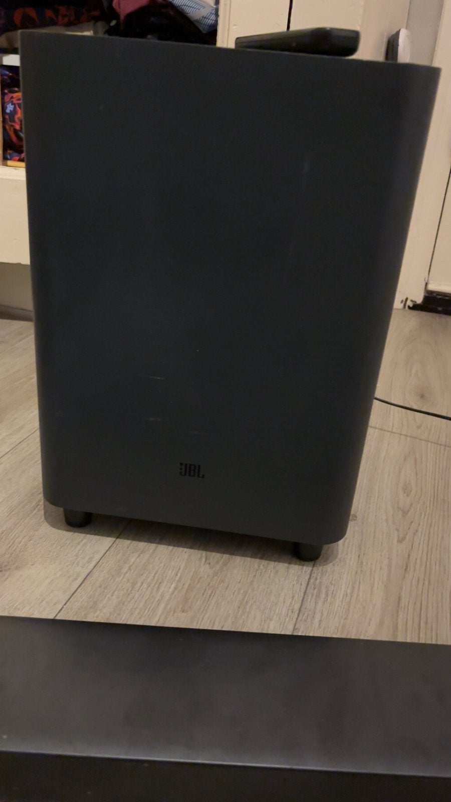 JBL Soundbar 5.1 met draadloze subwoofer (mankementen), Ophalen, Met externe subwoofer, Niet werkend
