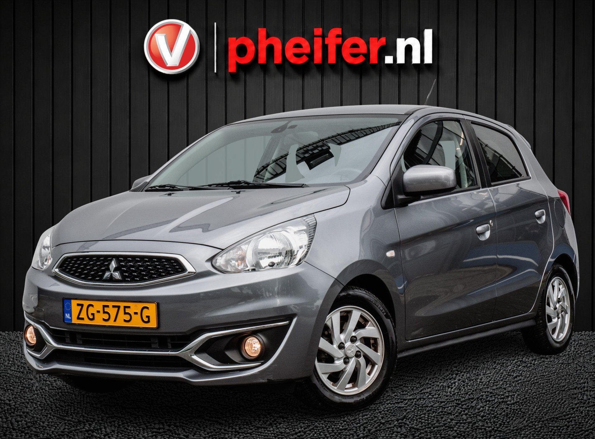 Mitsubishi Space Star 1.0 Aut. Active Carplay/ Airco/ Full m, Stof, Gebruikt, Origineel Nederlands, Bedrijf