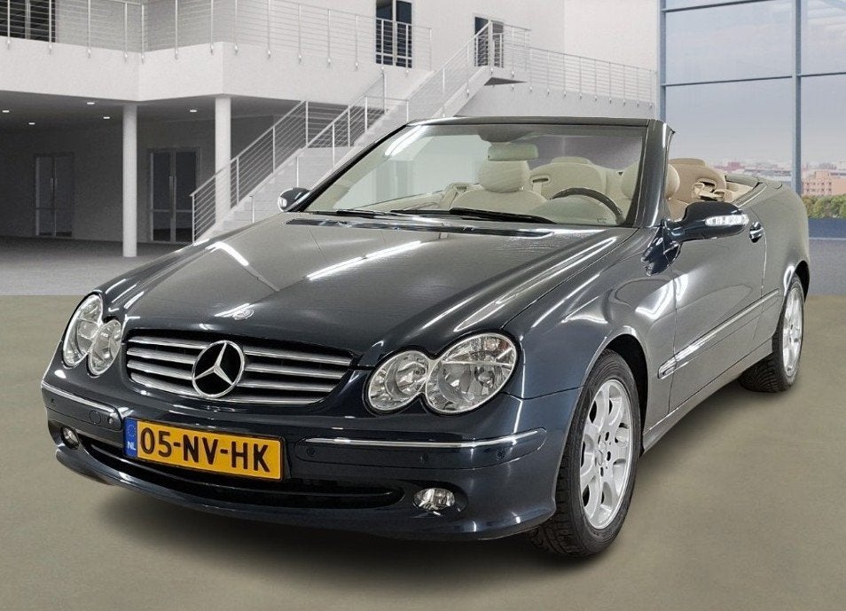 Mercedes-Benz CLK-klasse Cabrio 200 K. Elegance 57.800 km +N, Auto's, Achterwielaandrijving, Gebruikt, 4 cilinders, Cabriolet