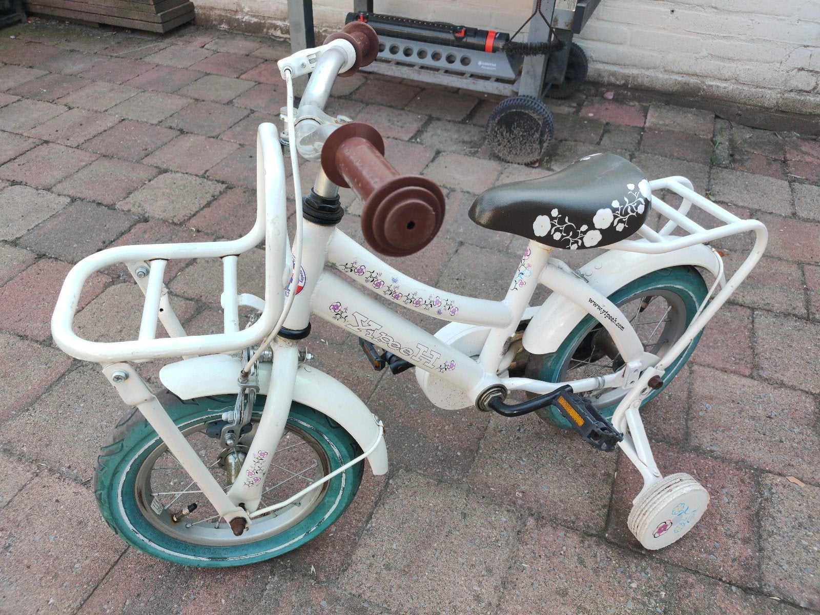 12 inch Liberty kinderfiets met zijwieltjes, Fietsen en Brommers, Fietsen | Kinderfietsjes, Ophalen, Terugtraprem, Zijwieltjes
