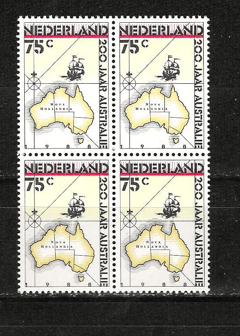 Nl 1411 postfris blok van 4, Postzegels en Munten, Postzegels | Nederland, Ophalen of Verzenden, Na 1940, Postfris