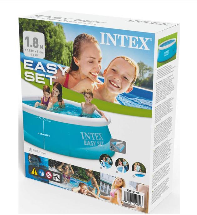 Vaderdagtip: ( NIEUW )  Intex zwembadje rond 183 cm, Tuin en Terras, Zwembaden, Minder dan 80 cm, Rond, Nieuw, Ophalen of Verzenden
