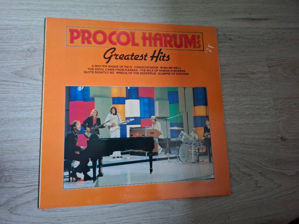 LP Procol Harum – Procol Harum's Greatest Hits. (1982), LP, Gebruikt, Ophalen of Verzenden, Beschermende buitenhoes