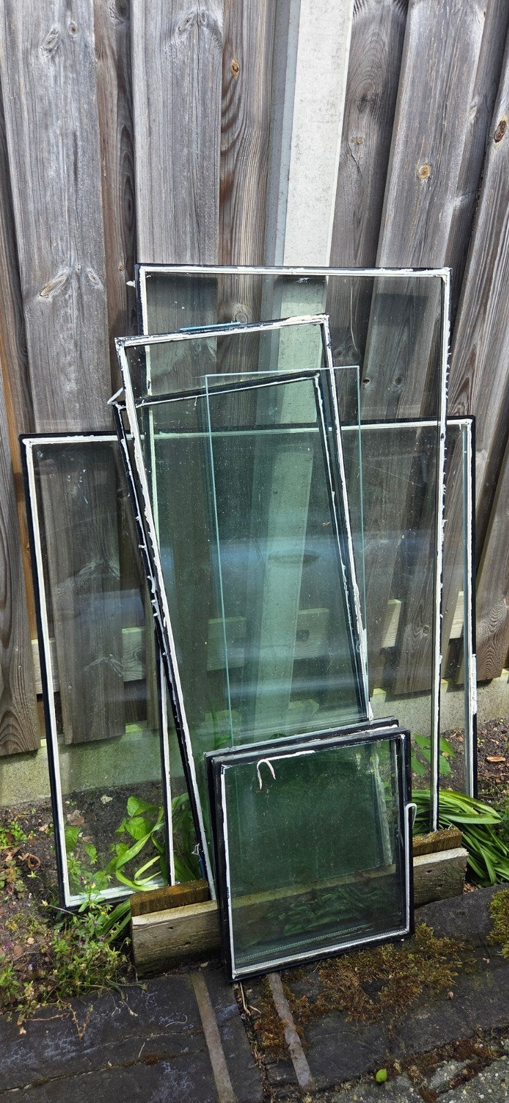Dubbel glas, Gevelraam of Ruit, Gebruikt, 80 tot 120 cm, Dubbelglas